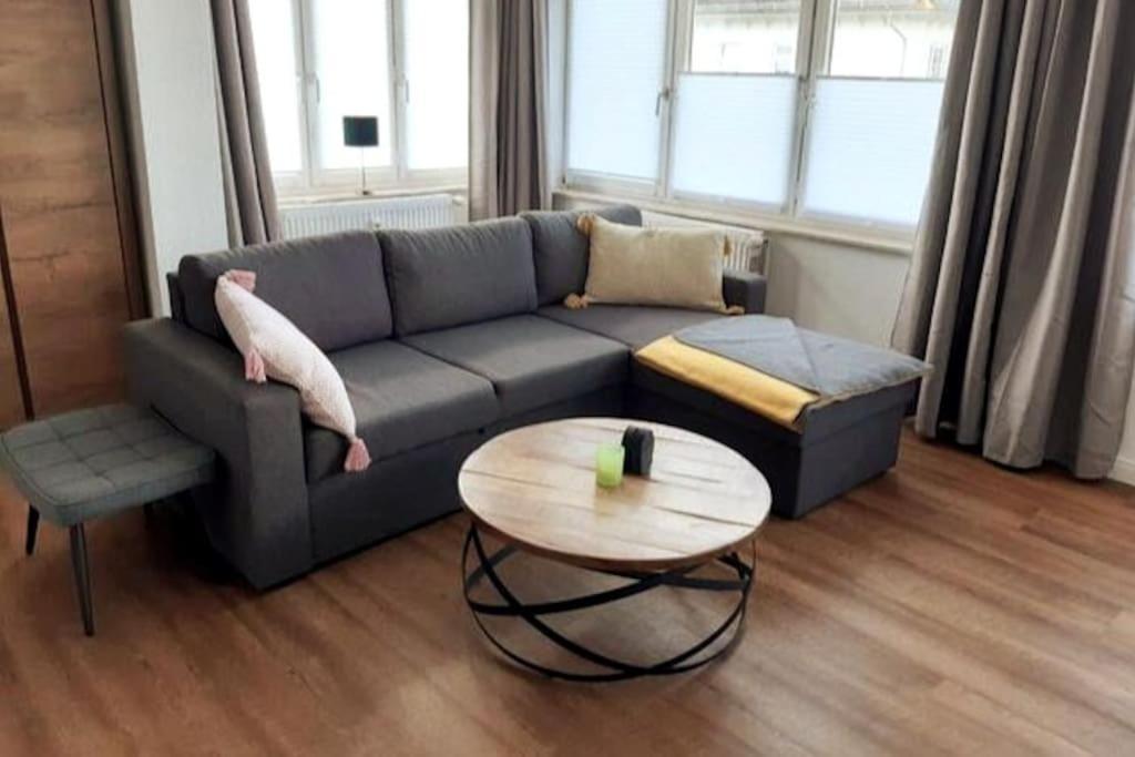 Helle, Offene Whg Im Zentrum Vom Ostseebad Goehren Gohren Bagian luar foto